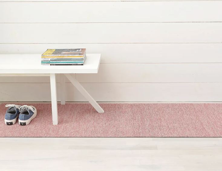 Chilewich, Heathered Indoor/Outdoor Shag Runners, Blush (24" x 72")- Placewares
