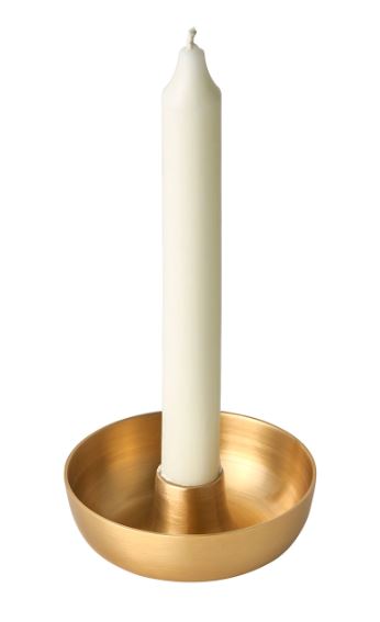 Fog Linen, Handmade Brass Candle Holders, - Placewares