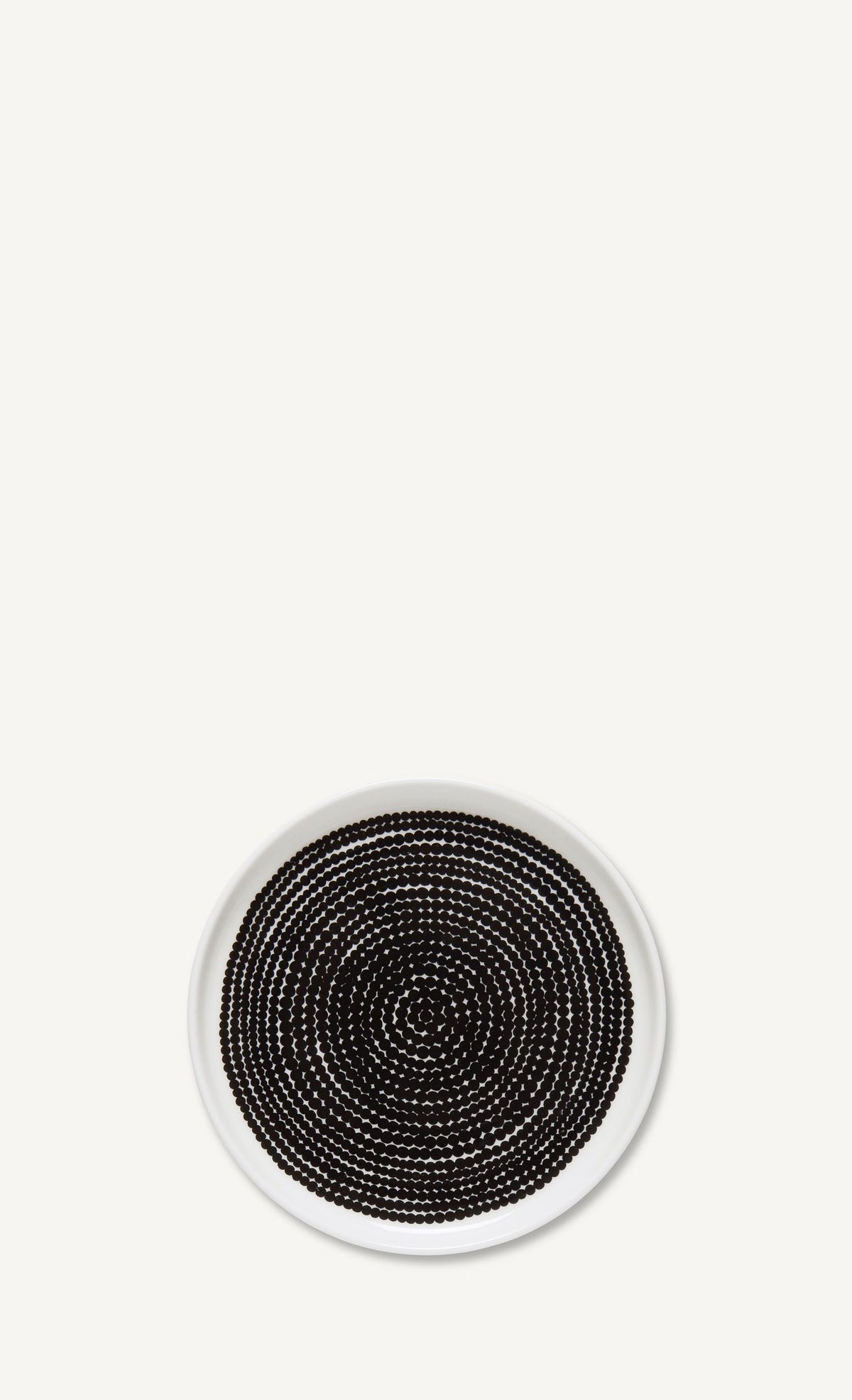 Marimekko, Räsymatto Small Plate, White/Black- Placewares