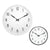 Arne Jacobsen, Arne Jacobsen Station Wall Clock, Ø 18.9" / White- Placewares