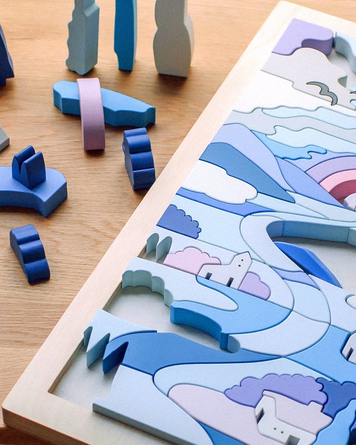 Eguchi, Wooden Sunset Puzzle, - Placewares