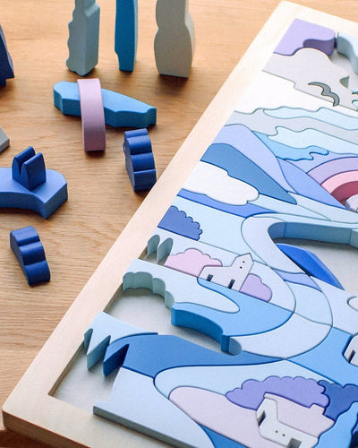 Eguchi, Wooden Sunset Puzzle, - Placewares