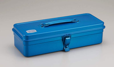 Toyo, Trunk Shape Steel Storage and Tool Box, Blue- Placewares