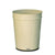 Bunbuku, Painted Steel Tapered Wastebasket, 3 gal - Ivory, Ivory- Placewares