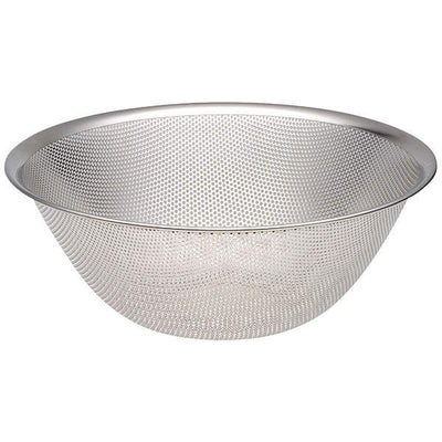 Sori Yanagi, Stainless Steel Punch Pressed Strainer - X-Large, X-Large - 10 ¾ in / 27 cm- Placewares