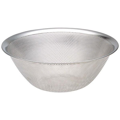 Sori Yanagi, Stainless Steel Punch Pressed Strainer - Large, Large - 9 ¼ in / 23 cm- Placewares