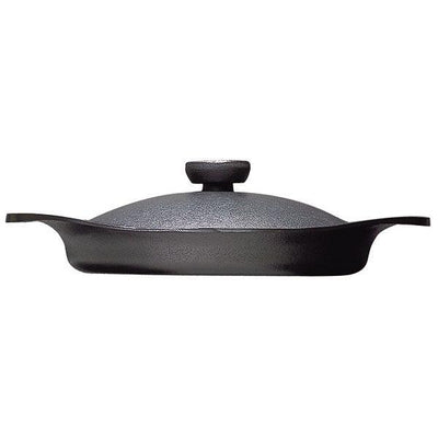 Sori Yanagi, Sori Yanagi Nambu Tekki Cast Iron Shallow Grill Pan with Lid and Handle, - Placewares