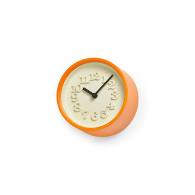 Lemnos, Chiisana Wall and Table Clock, assorted colors, Orange- Placewares