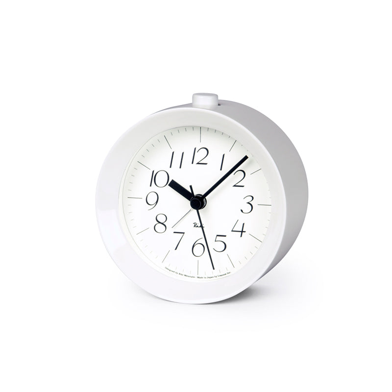 Lemnos, Riki Alarm Clock, White Gloss- Placewares