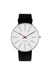 Arne Jacobsen, Arne Jacobsen Banker's 40mm Wrist Watch, 40 mm / Black / White- Placewares