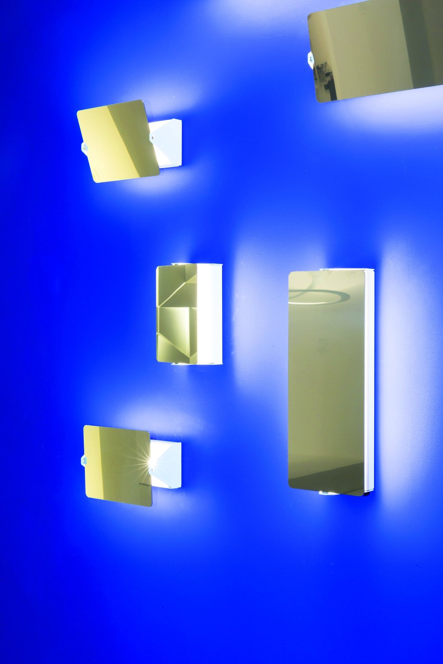 Nemo, Applique À Volet Pivotant Double Wall Lamp, Inox Mirror- Placewares