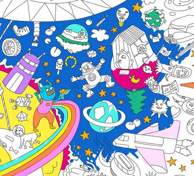 OMY, Cosmos Giant Coloring Poster, - Placewares