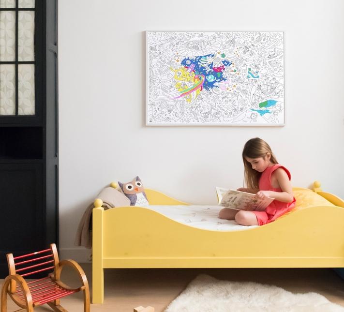 OMY, Cosmos Giant Coloring Poster, - Placewares