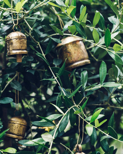 Fog Linen, Indian Brass Bells, - Placewares