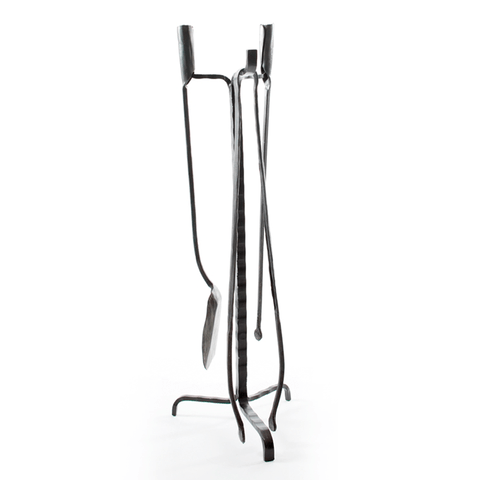 Conmoto, Ferro & Fuoco Black Steel Tripod Stand, - Placewares