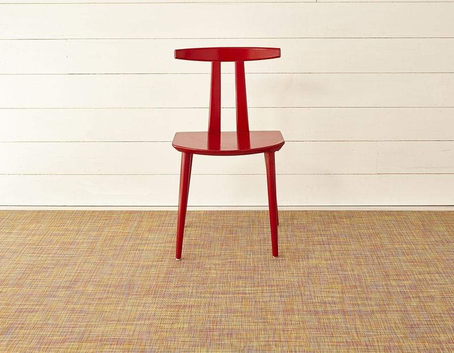 Chilewich, Mini Basketweave Woven Floor Mats, Confetti / Small (23 x 36