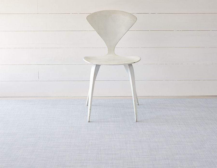Chilewich, Mini Basketweave Woven Floor Mats, Sky / Small (23 x 36