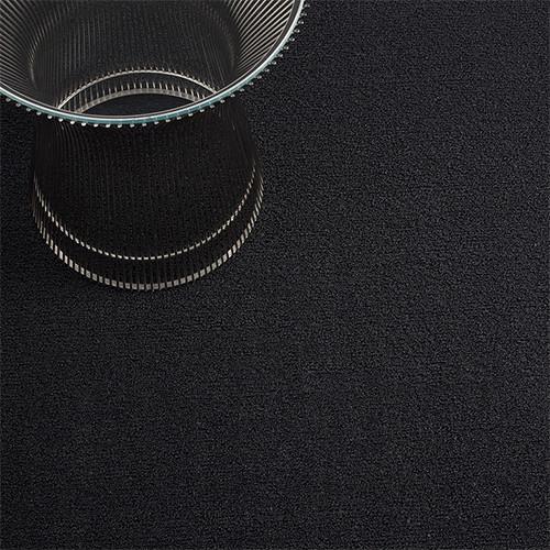 Chilewich, Solid Shag Indoor/Outdoor Utility Mats, Black (24" x 36")- Placewares