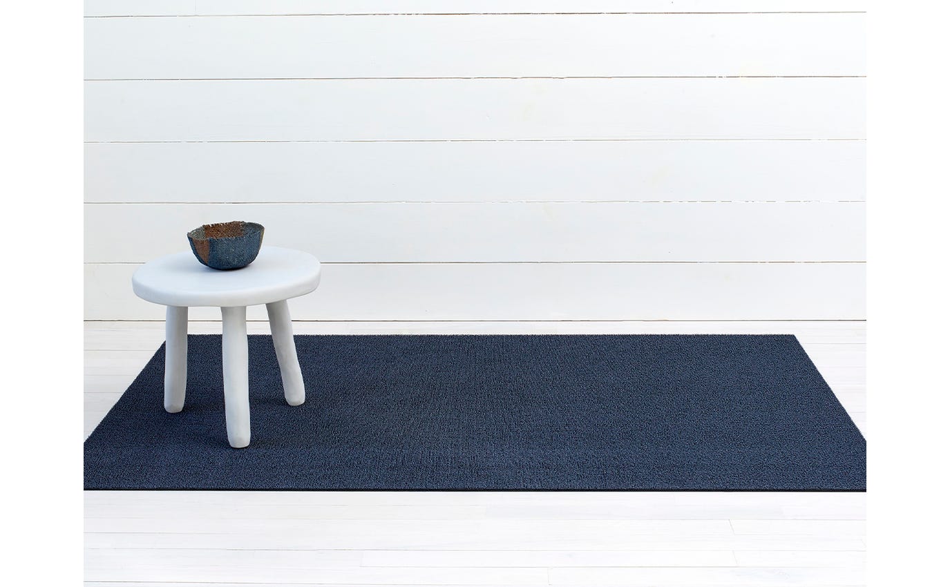 Chilewich, Solid Shag Indoor/Outdoor Doormats, Ink (18