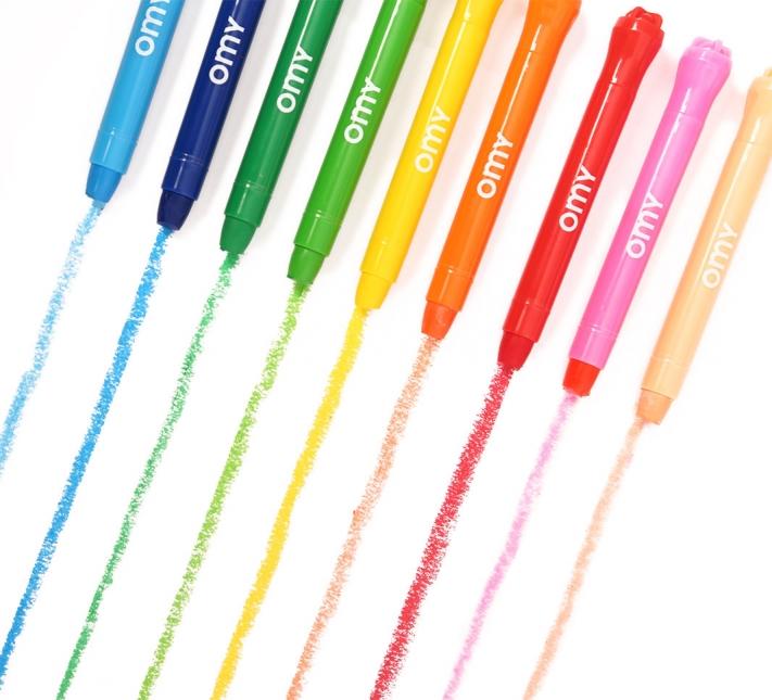 OMY, 9 Gel Crayons, - Placewares