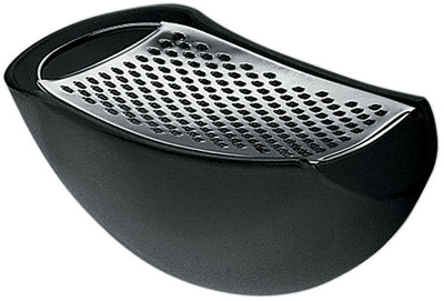 Alessi, Italian Cheese Graters with Cellar, Black- Placewares