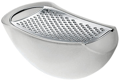 Alessi, Italian Cheese Graters with Cellar, White- Placewares