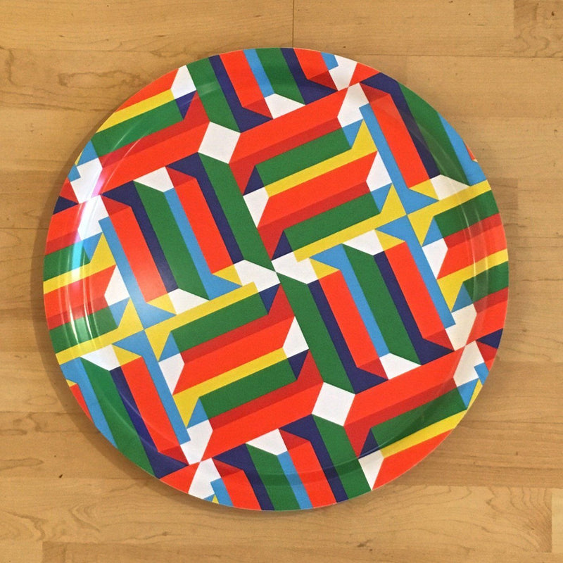 Jim Isermann @ Placewares, Round Tray, Pattern 2 - Jim Isermann @ Placewares, - Placewares