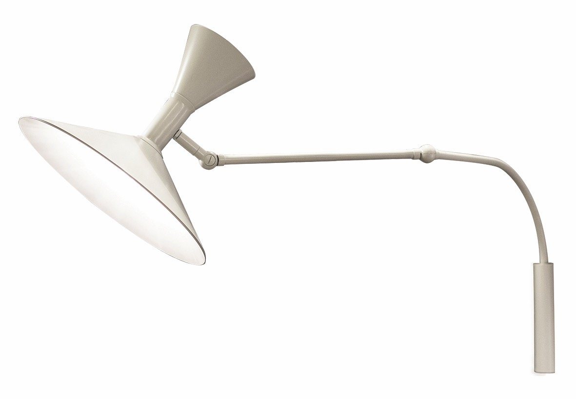 Nemo, Lampe de Marseille Mini Wall Lamp, Whitewash- Placewares