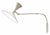 Nemo, Lampe de Marseille Mini Wall Lamp, Whitewash- Placewares