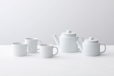 Common, Japanese White Porcelain Tea Pot, - Placewares