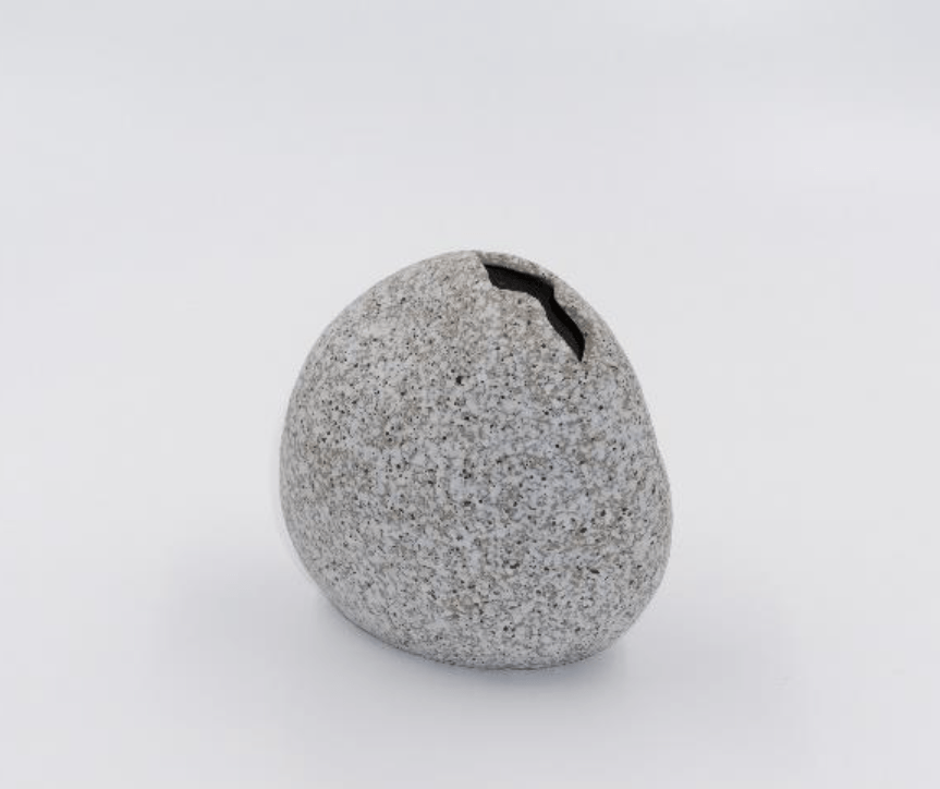 Maruyo Koizumi Shoten, Ceramic Stone Vases, Oval Fissure- Placewares