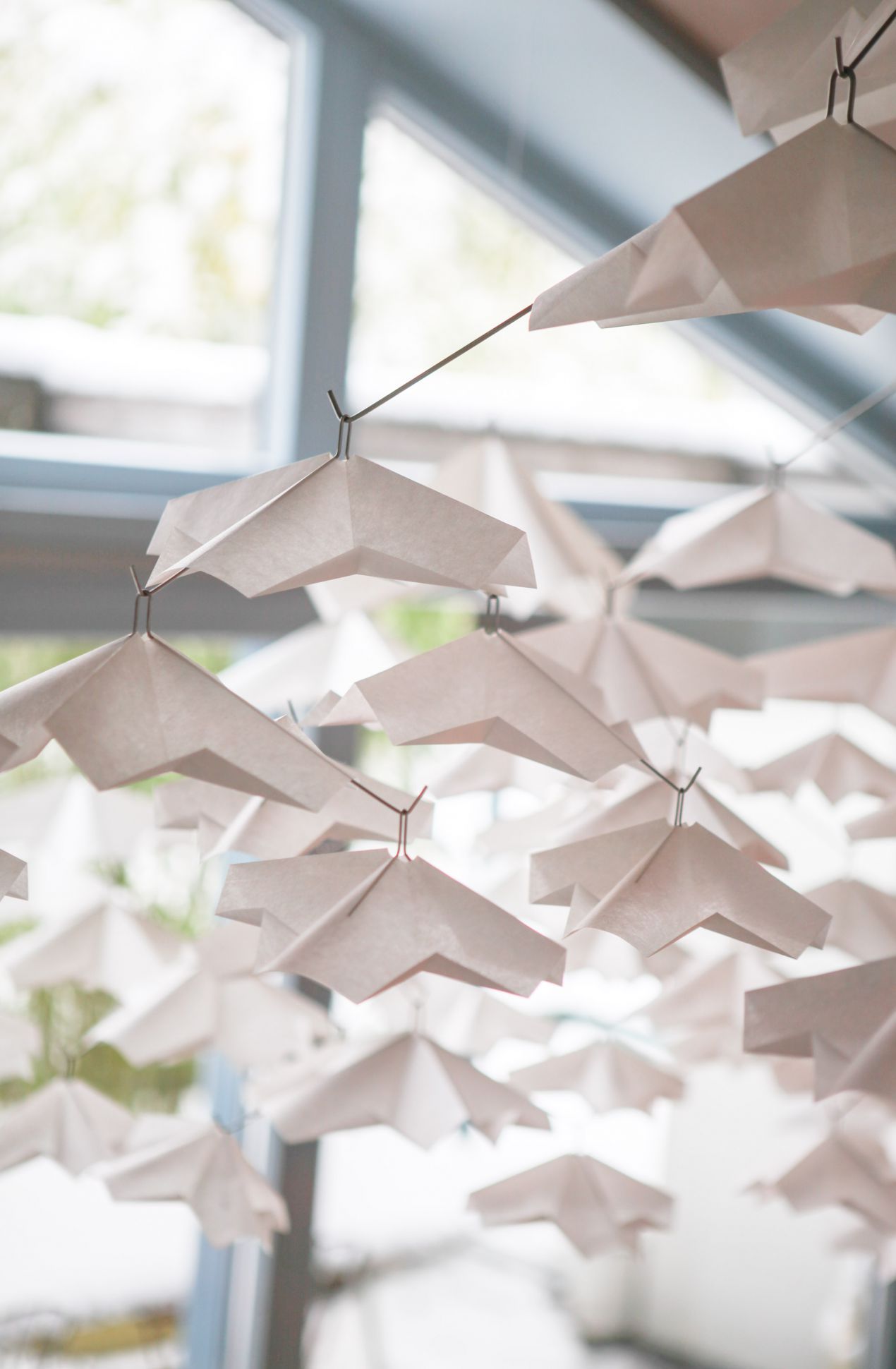 Atelier Oï, Minoshi Garden Rice Paper Ceiling Mobile, - Placewares
