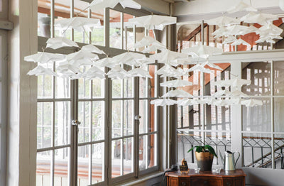 Atelier Oï, Minoshi Garden Rice Paper Ceiling Mobile, - Placewares