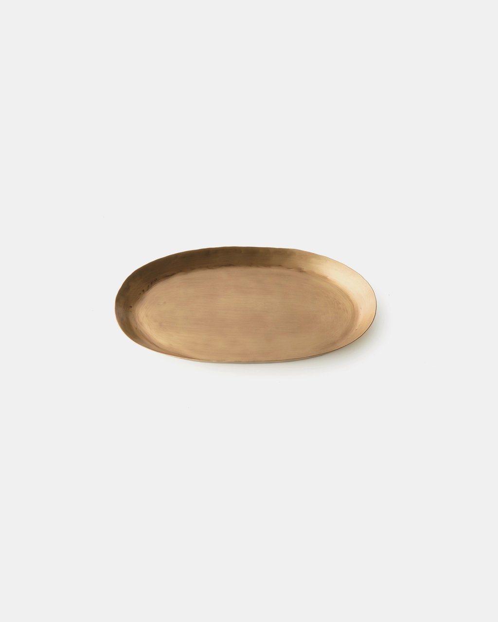 Fog Linen, Handmade Brass Oval Trays, Small- Placewares