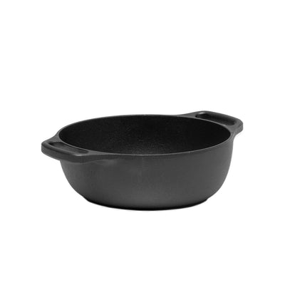Skeppshult, Swedish Cast Iron Oval Casserole with Lid, 2 qt, - Placewares