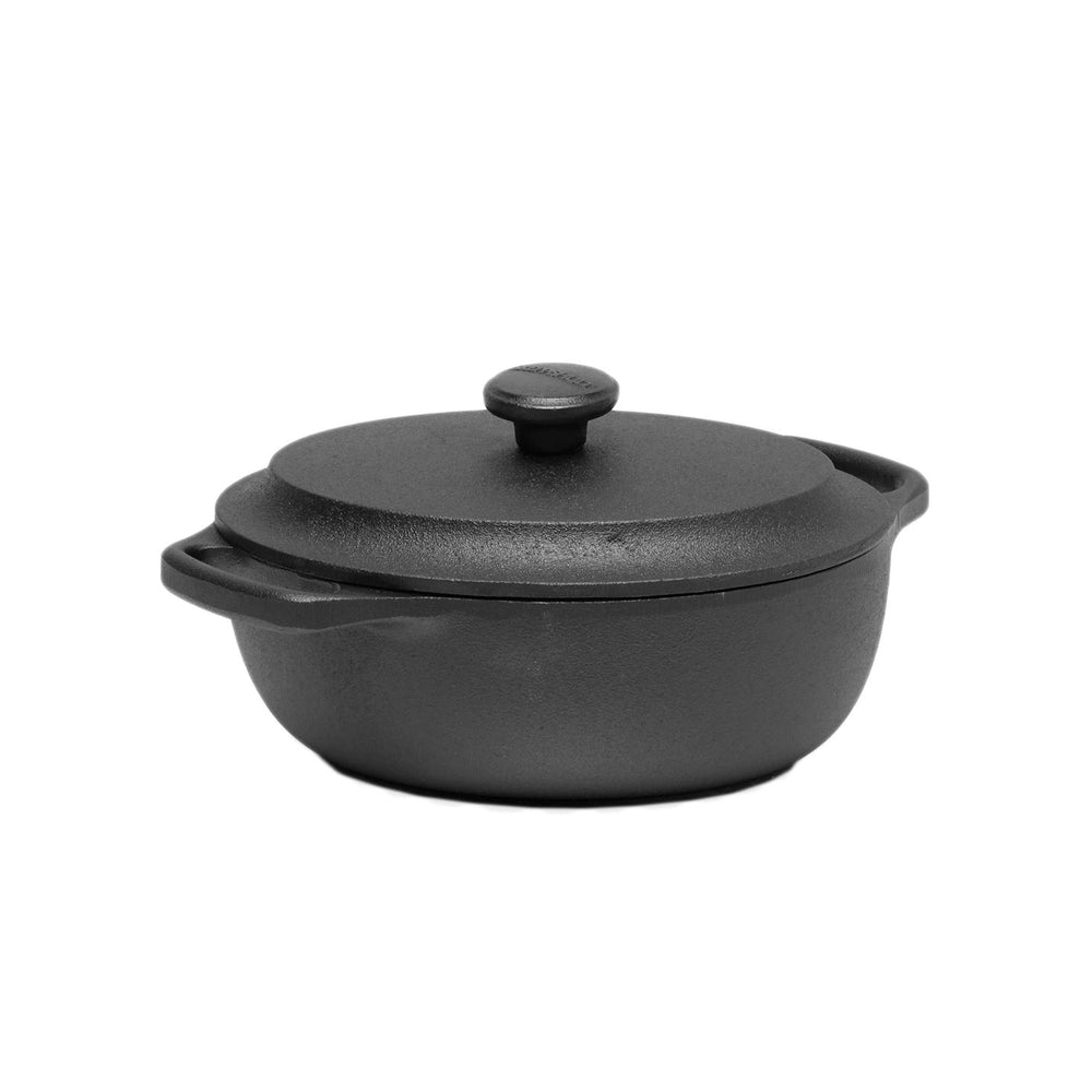 Skeppshult, Swedish Cast Iron Oval Casserole with Lid, 2 qt, - Placewares