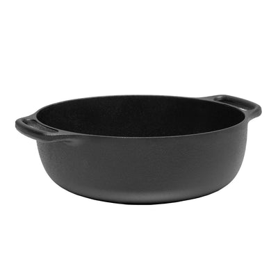 Skeppshult, Swedish Cast Iron Oval Casserole with Lid, 4 qt, - Placewares