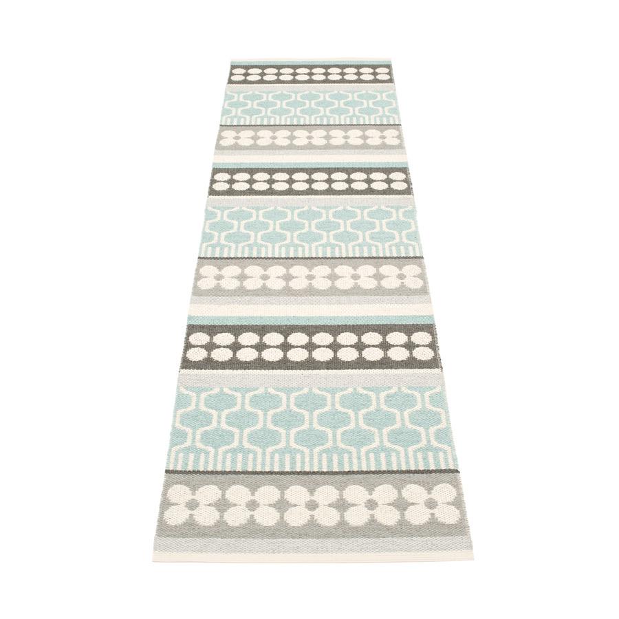 Pappelina, Asta Rug - Pale Turquoise, 2.25' x 6'- Placewares