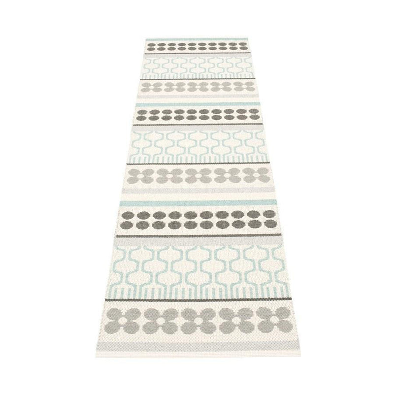 Pappelina, Asta Rug - Pale Turquoise, 2.25' x 6'- Placewares