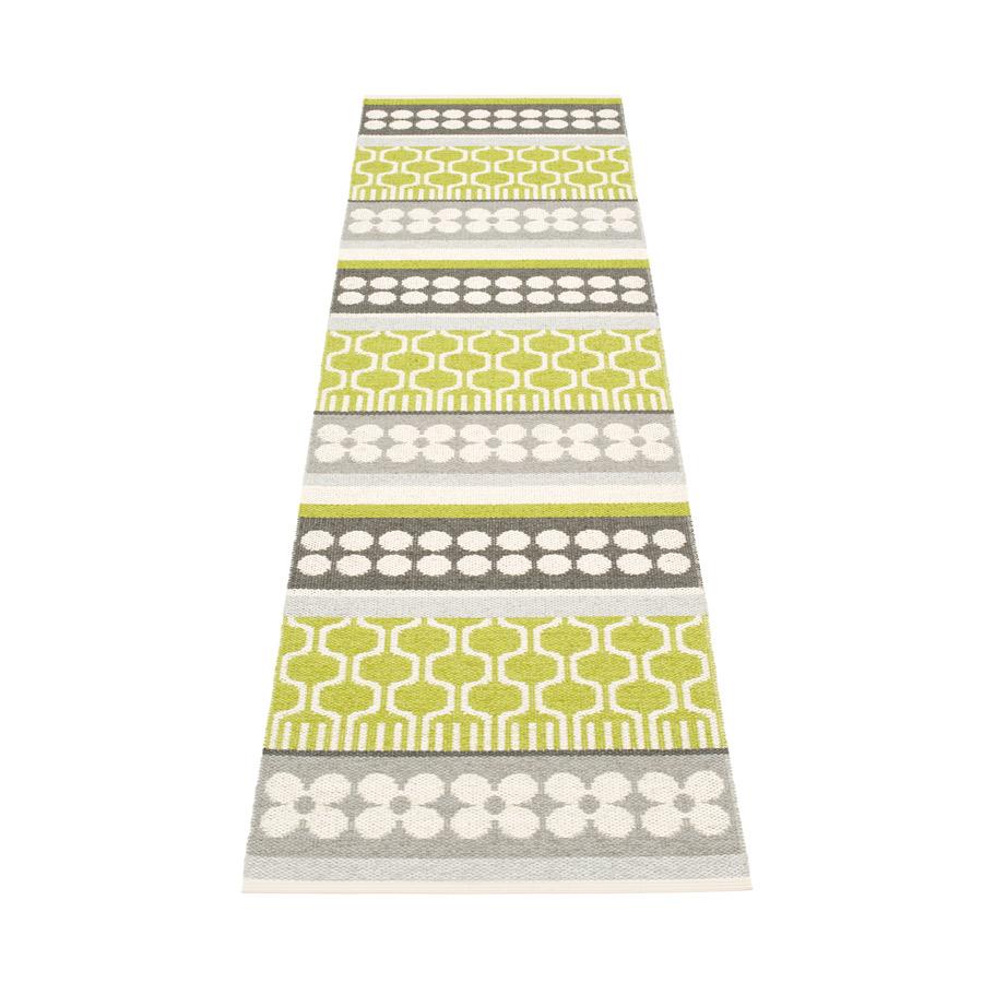 Pappelina, Asta Rug - Lime, 2.25' x 6'- Placewares