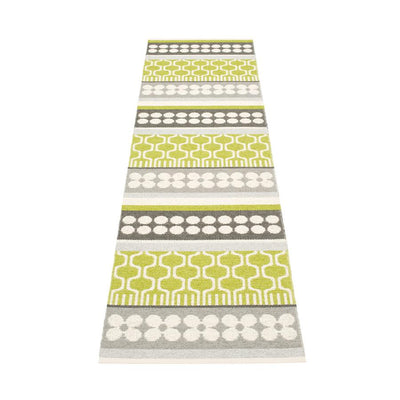 Pappelina, Asta Rug - Lime, 2.25' x 6'- Placewares