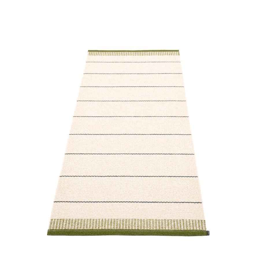 Pappelina, Belle Rug - Dark Olive Green, 2.75' x 6.5'- Placewares