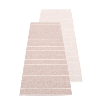 Pappelina, Carl Rug - Pale Rose-Vanilla, 2.25' x 6'- Placewares