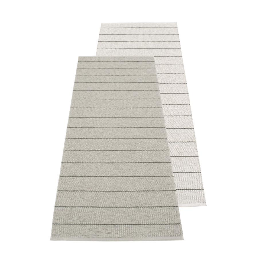 Pappelina, Carl Rug - Warm Grey-Fossil Grey, 2.25' x 6'- Placewares