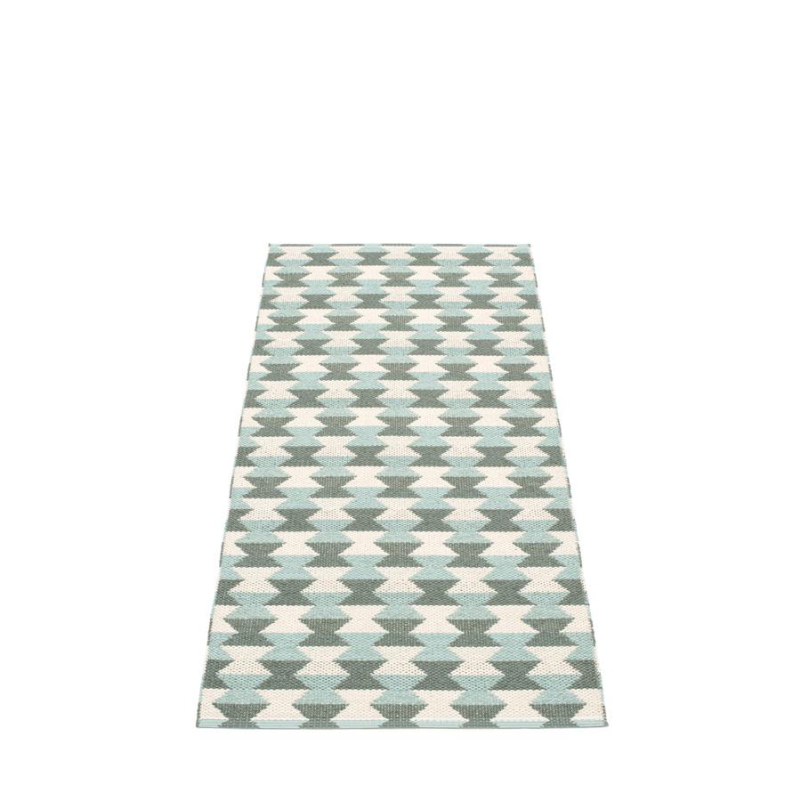 Pappelina, Dana Rug - Army-Pale Turquoise-Vanilla, - Placewares
