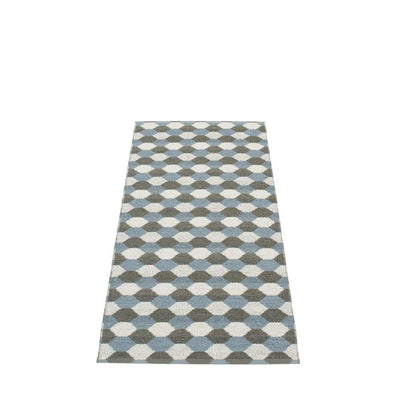 Pappelina, Dana Rug - Storm-Charcoal-Fossil Grey, 2.25' x 5.25'- Placewares