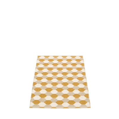 Pappelina, Dana Rug - Ochre-Beige-Vanilla, 2.25' x 3.25- Placewares
