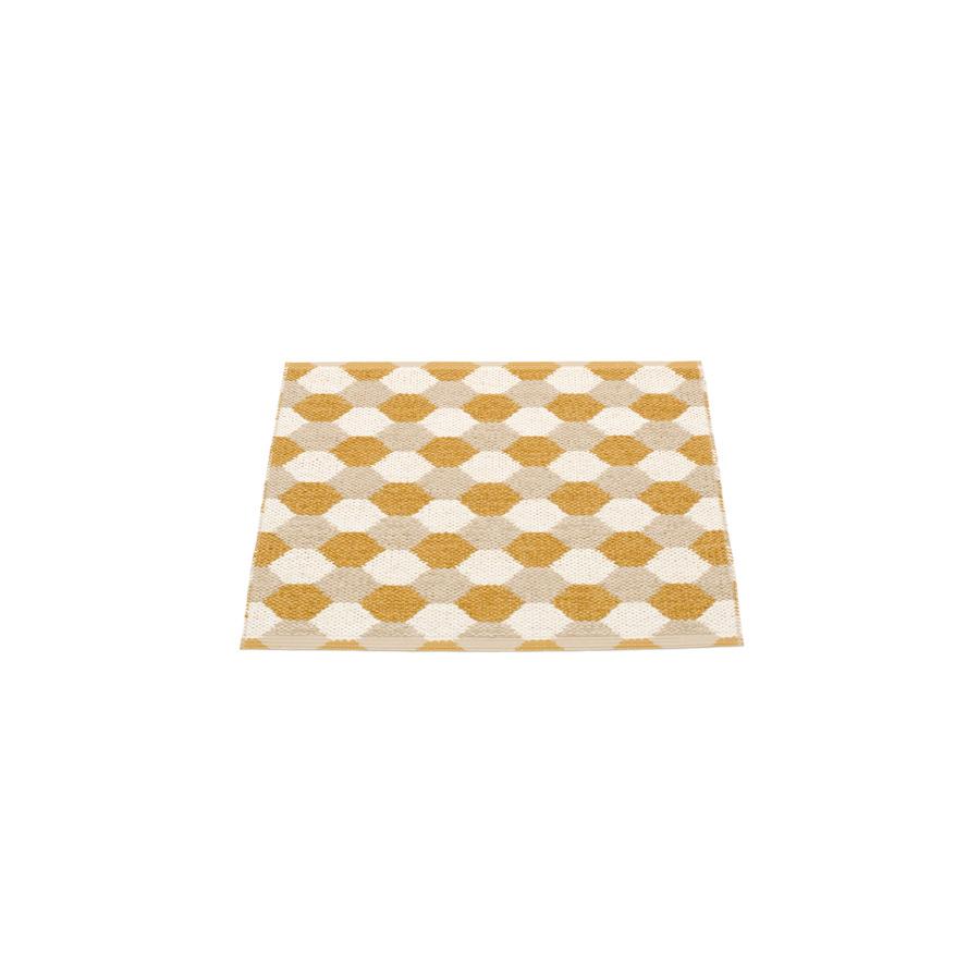 Pappelina, Dana Rug - Ochre-Beige-Vanilla, 2.25' x 2'- Placewares