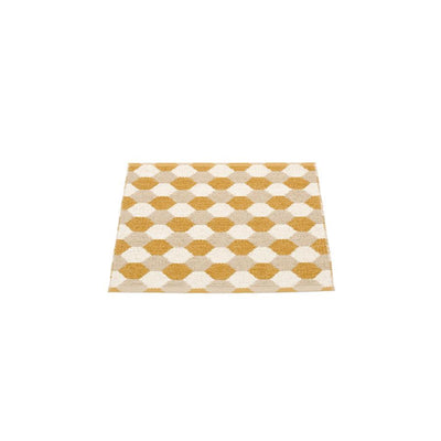 Pappelina, Dana Rug - Ochre-Beige-Vanilla, 2.25' x 2'- Placewares