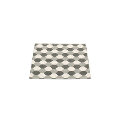 Pappelina, Dana Rug - Warm Grey-Charcoal-Vanilla, 2.25' x 2'- Placewares